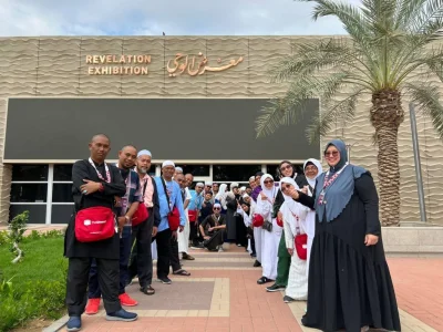 Jemaah bersarapan di hotel Madinah