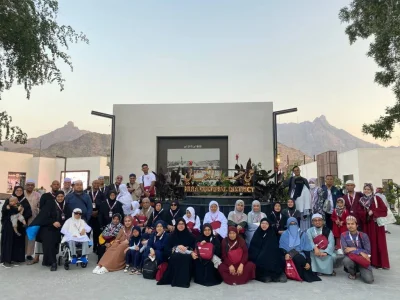Jemaah melawat destinasi ziarah