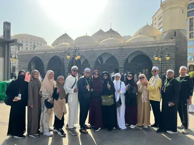 Jemaah Maghfirah berziarah ke Masjid Nabawi