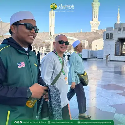 Jemaah Maghfirah melaksanakan tawaf